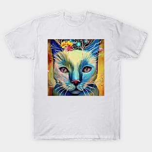 blue cat T-Shirt